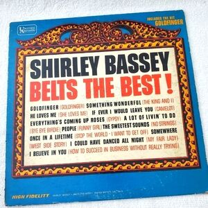 Shirley Bassey Belts the Best! Vinyl Record